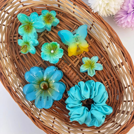 🦋 Ocean Bloom Hair Accessory Hamper 🦋