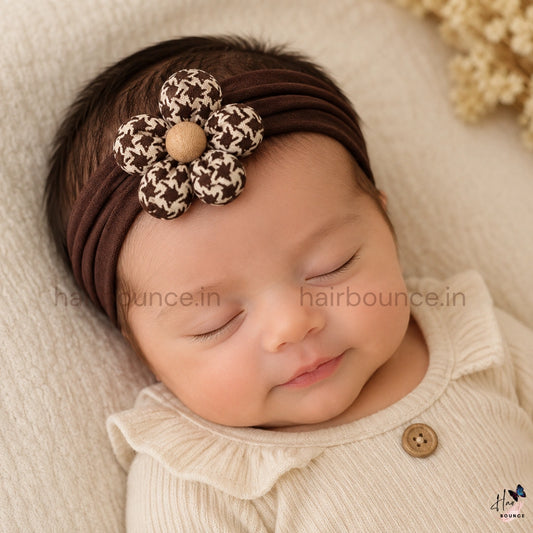 Cozy Bloom Newborn Baby Nylon Headband