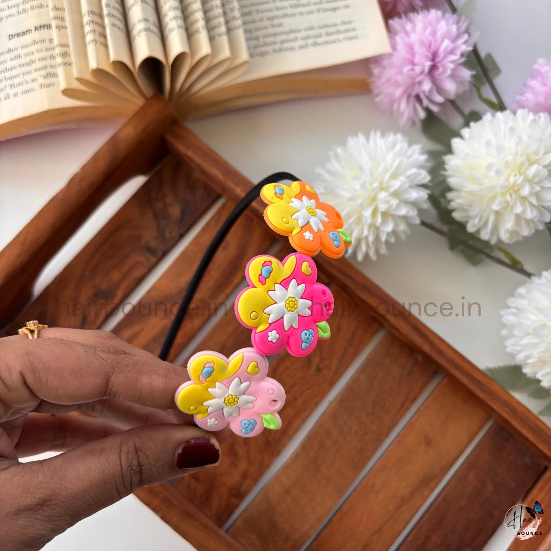 Cute Cartoon Kids Headband – Soft Stretch Hair Band for Girls/Assorted Colours
