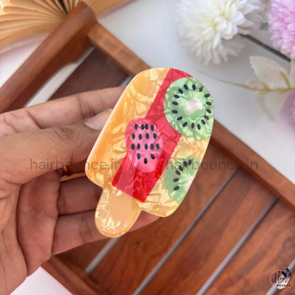 Fruity Ice Candy Hair Claw – Large