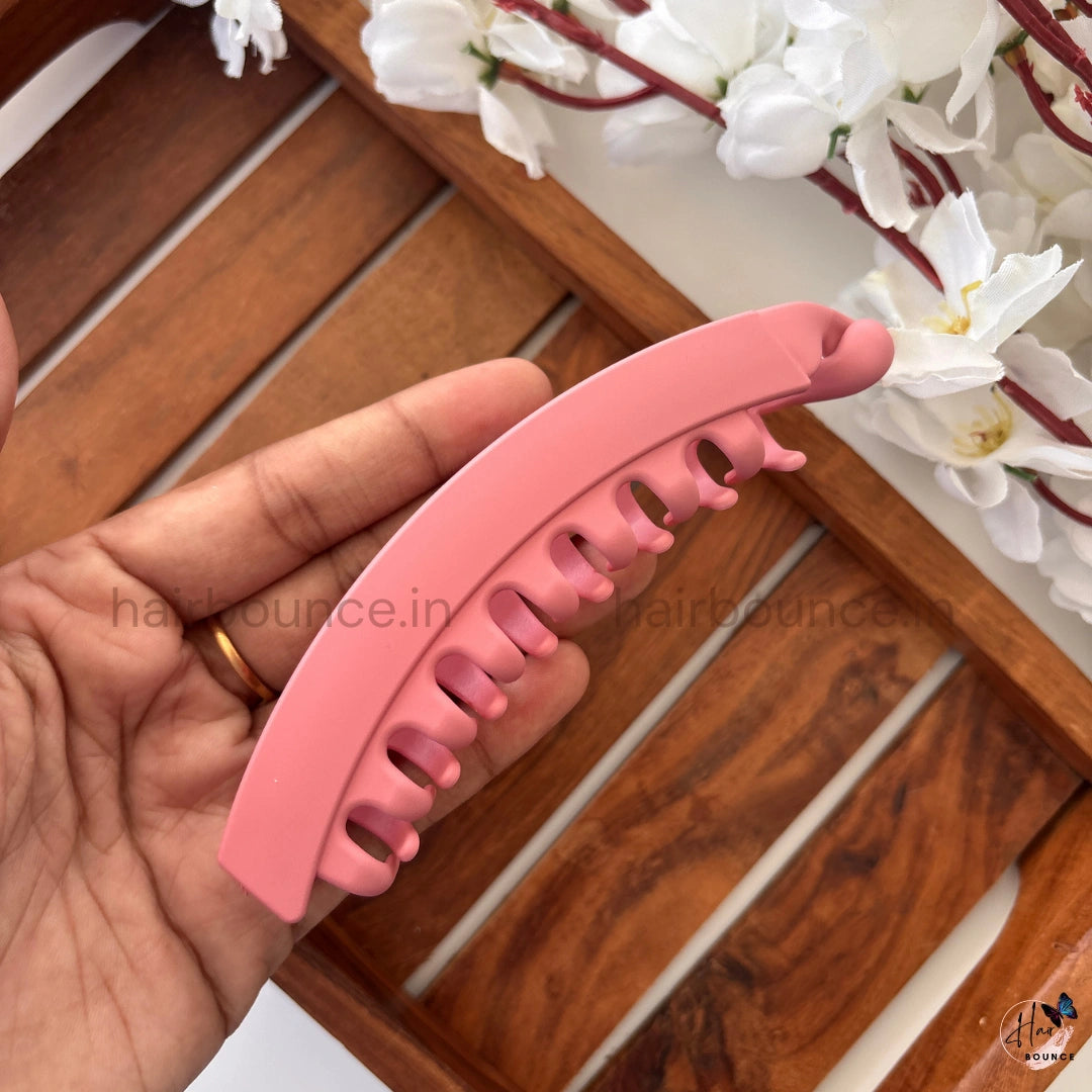 Matte Finish Banana Hair Clip – Large