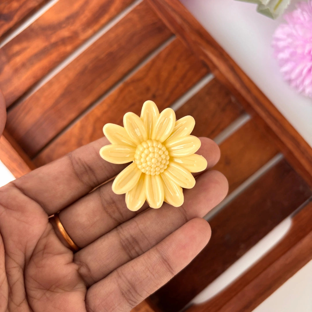 Cute Sunflower Hair Claw - Small