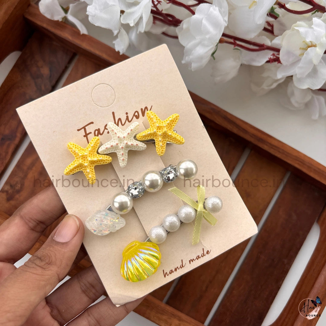 Under the Sea Kids Hair Clip Set – Pack of 3
