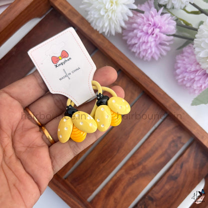 Honey Bee Kids Hair Ties