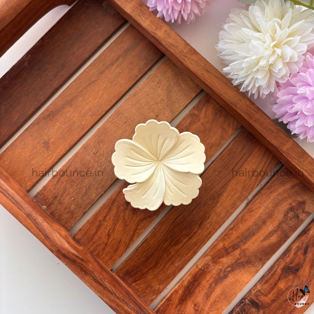 Nude Shades Hibiscus Hair Claw – Medium