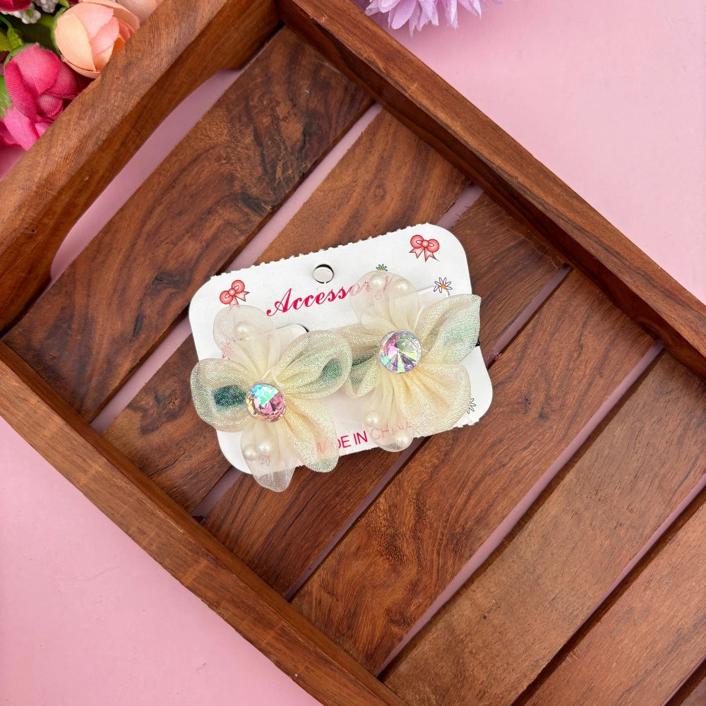 Pearl Bloom Clip – Set of 2