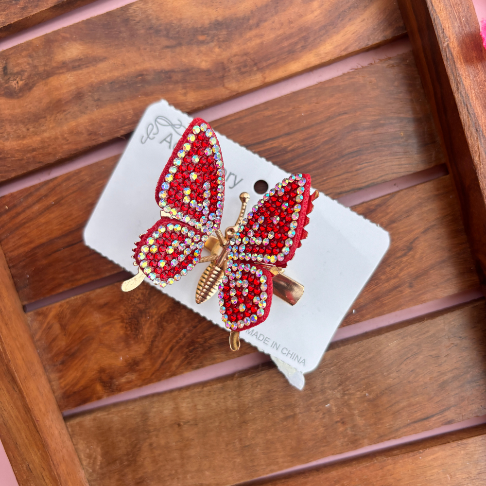 Dancing Butterfly Hair Pins