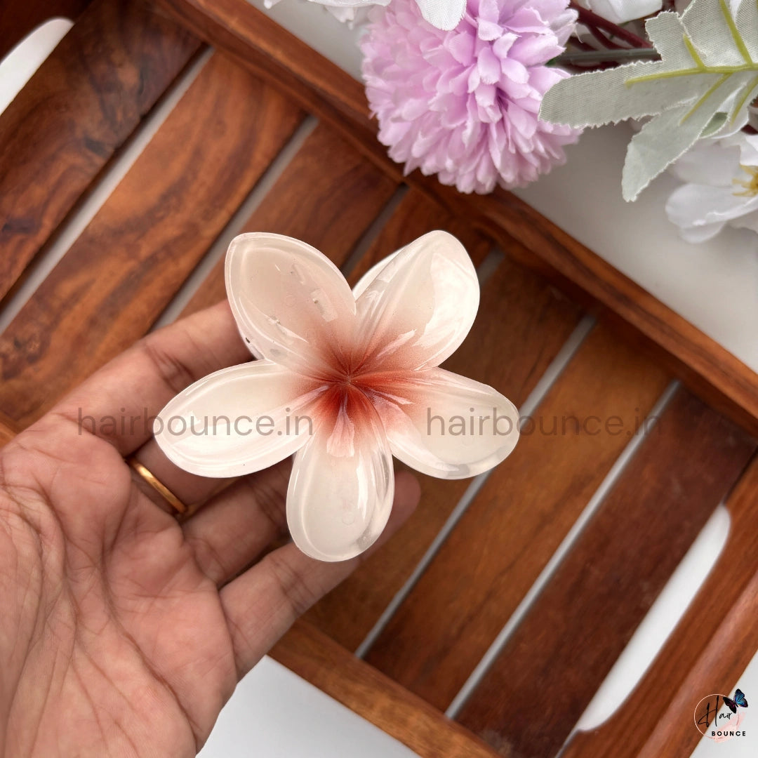 Tropical Bloom Flower Hair Claw – Large