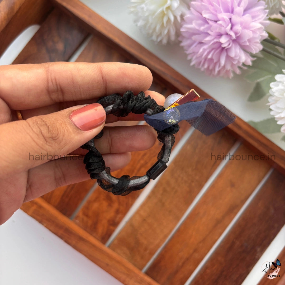 Pearl Glow Sheer Scrunchie