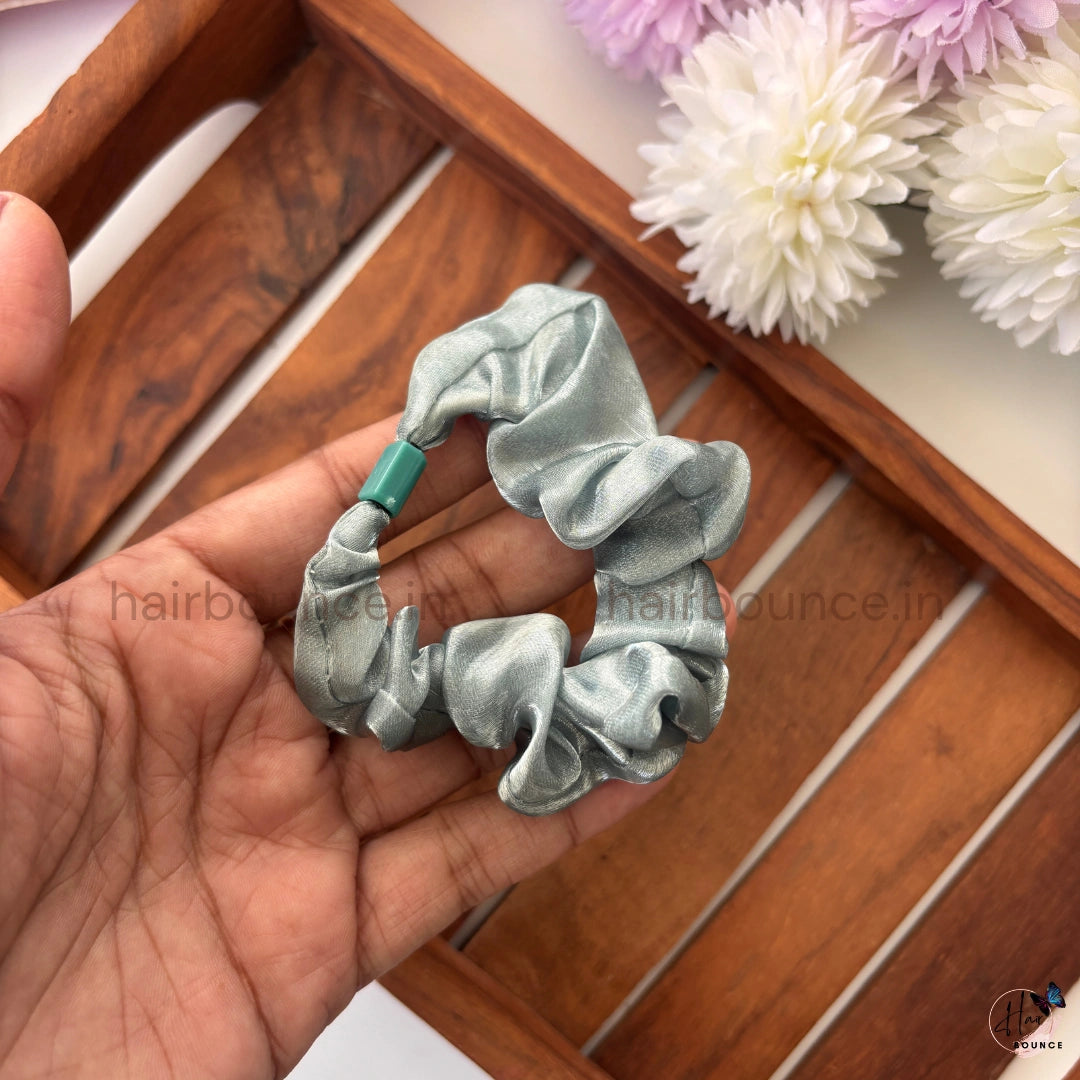 Luxury Satin Scrunchies – Glossy Hair Ties