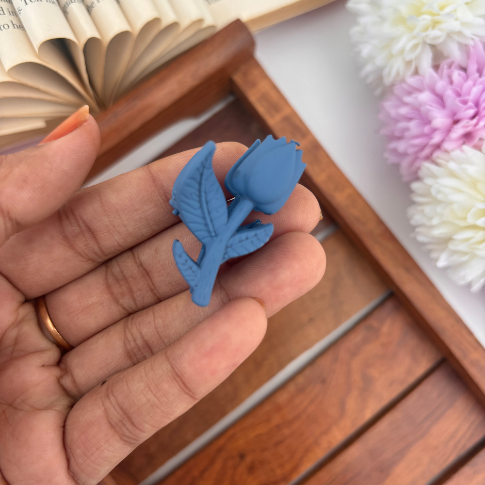 Colourful Lotus Hair Claw - Small