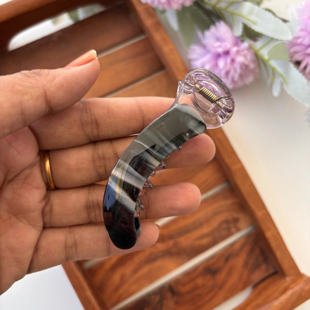 Marble Sheet Banana Clip - Medium