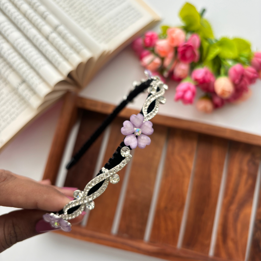 Crystal Flower Headband