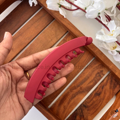 Matte Finish Banana Hair Clip – Large