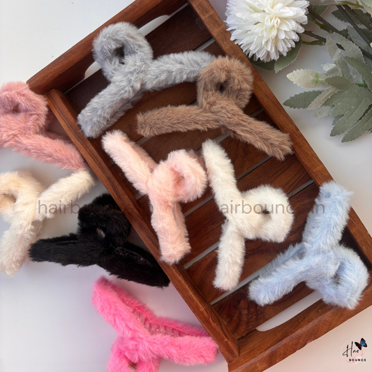 Colourful Loop Fur Claw - Large