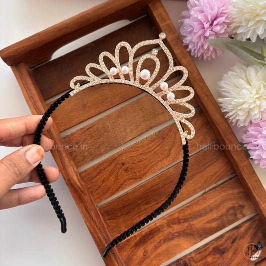 Pearl Royale Tiara Hair Band