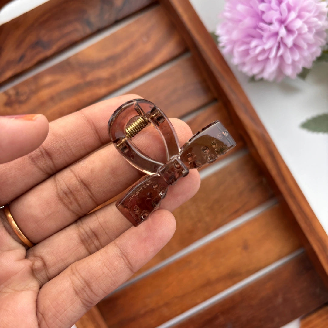 Knot T Shape Hair Claw - Small