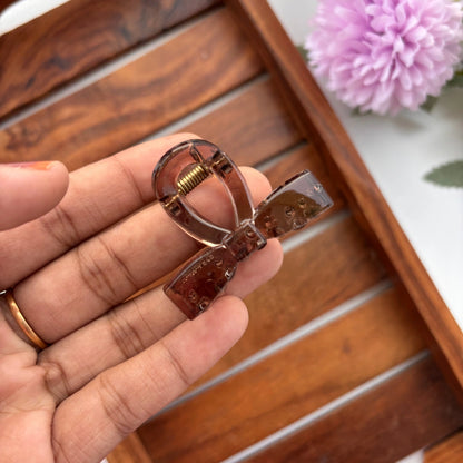 Knot T Shape Hair Claw - Small