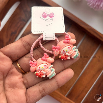 Cute 3D Cartoon Character Rubber Bands