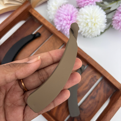 Matte Sleek Curve Banana Clip