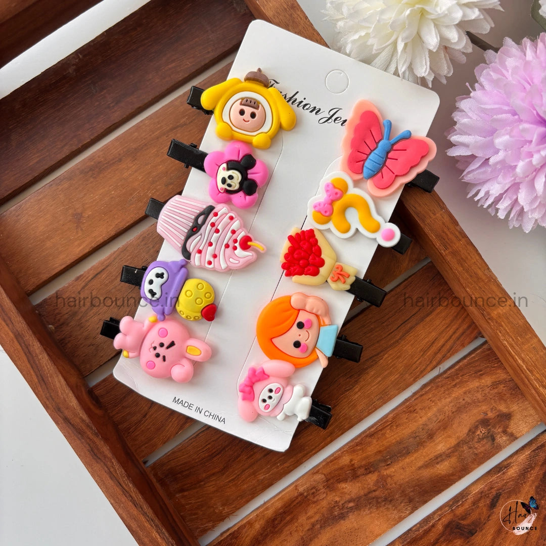 Cartoon Cute Alligator Clips