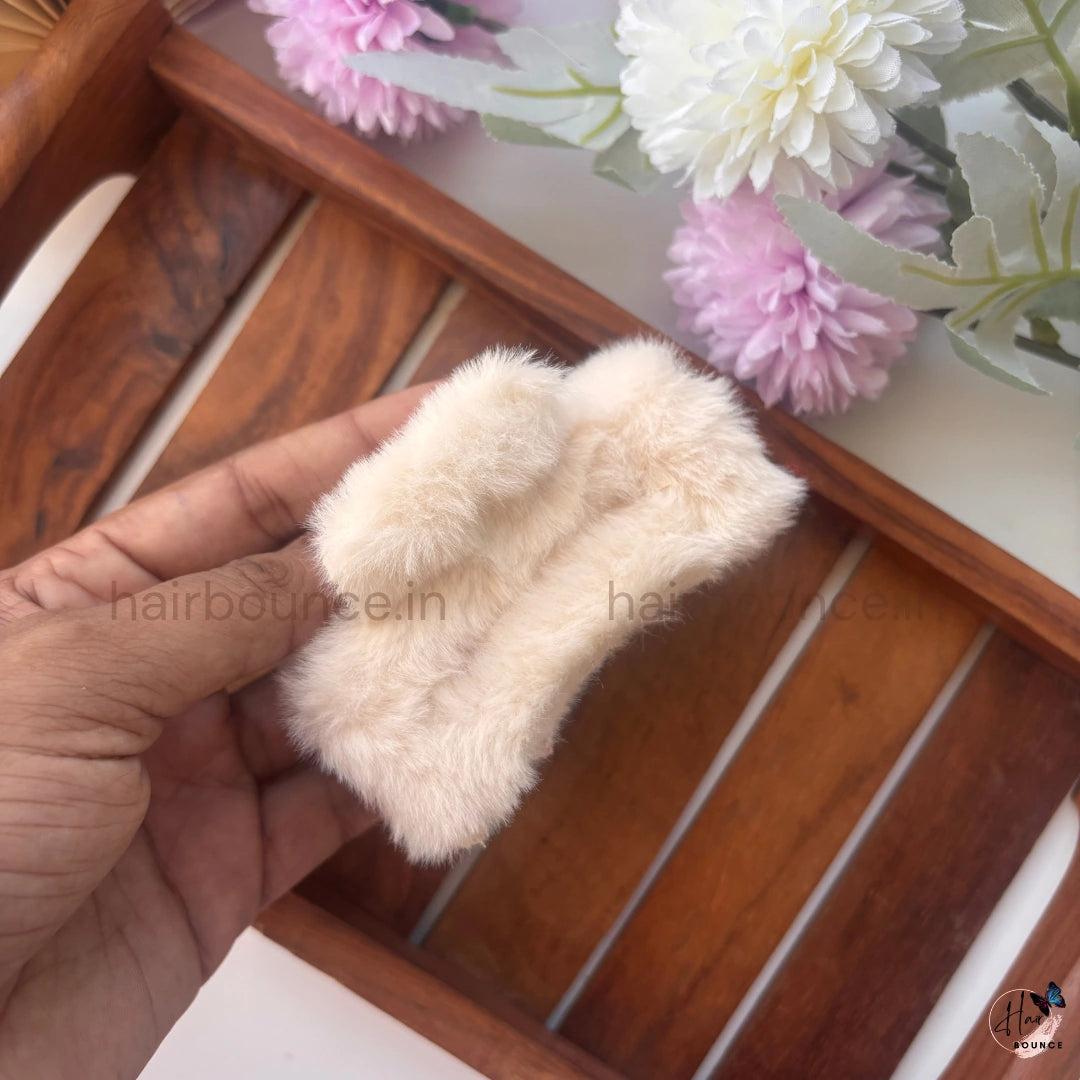 Colourful Rectangle Fur Claw - Large