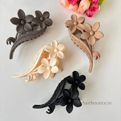 Flower Matte Hair Claw