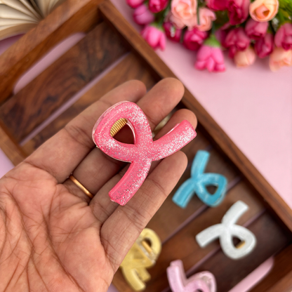 Glitter Loop Hair Claw - Medium