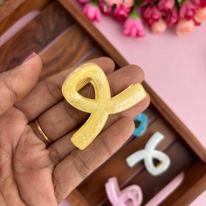 Glitter Loop Hair Claw - Medium