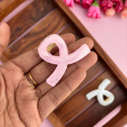Glitter Loop Hair Claw - Medium