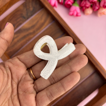 Glitter Loop Hair Claw - Medium