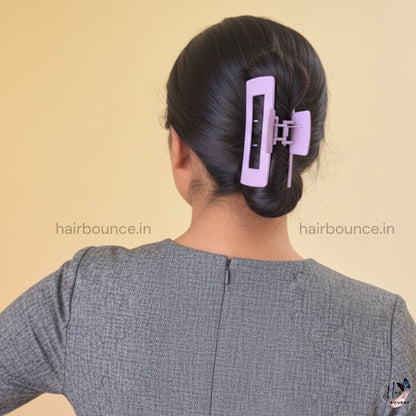 Matte Rectangle Hair Claw - Large