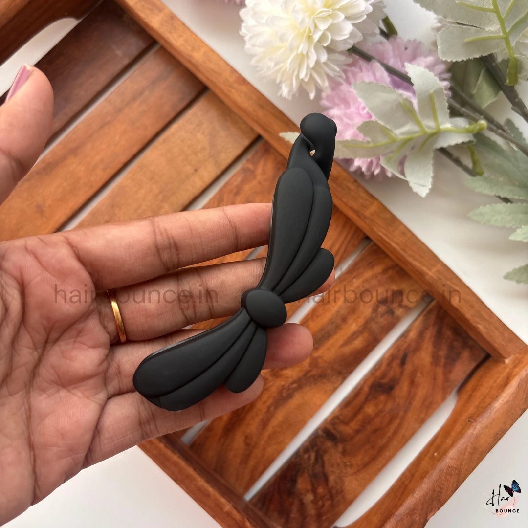 Elegant Bow Lock Banana Clip – Large