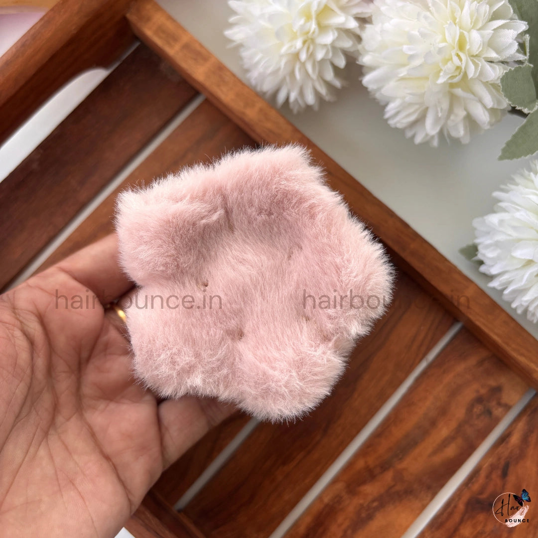 Soft Fluffy Fur Hair Claw - Large