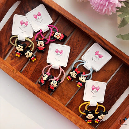 Cute Mouse Cartoon Rubber Bands