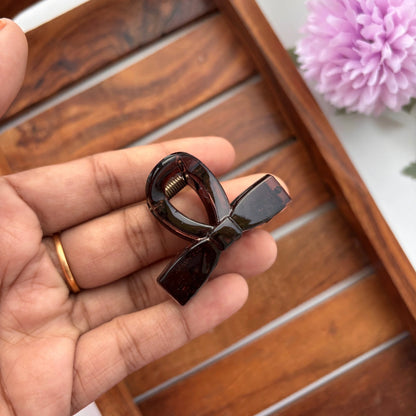 Knot T Shape Hair Claw - Small