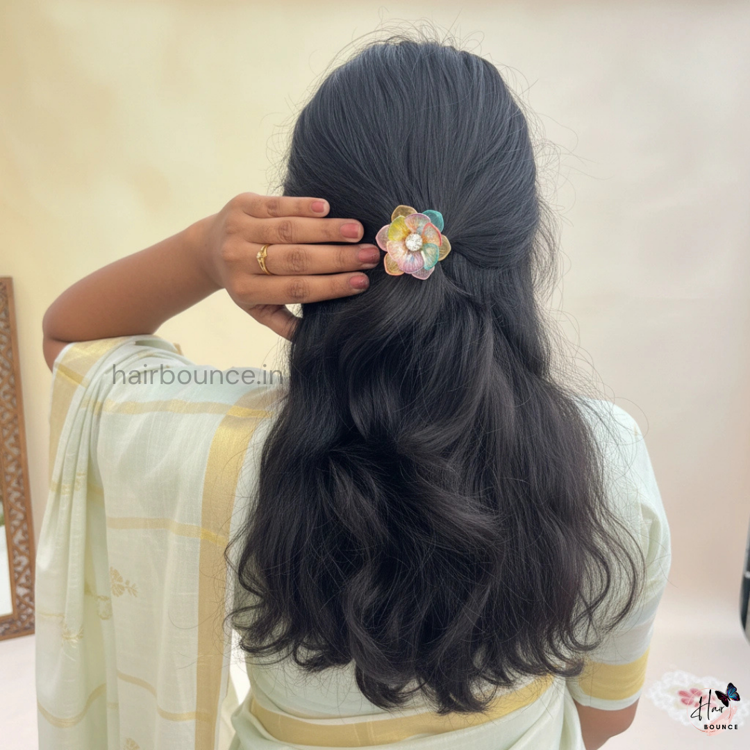 Crystal Bloom Hair Tie