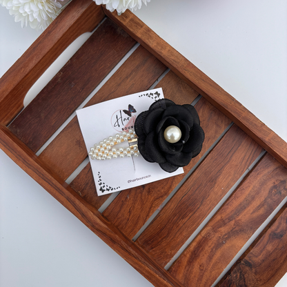 Pearl Bloom Rose Tic Tac Clip
