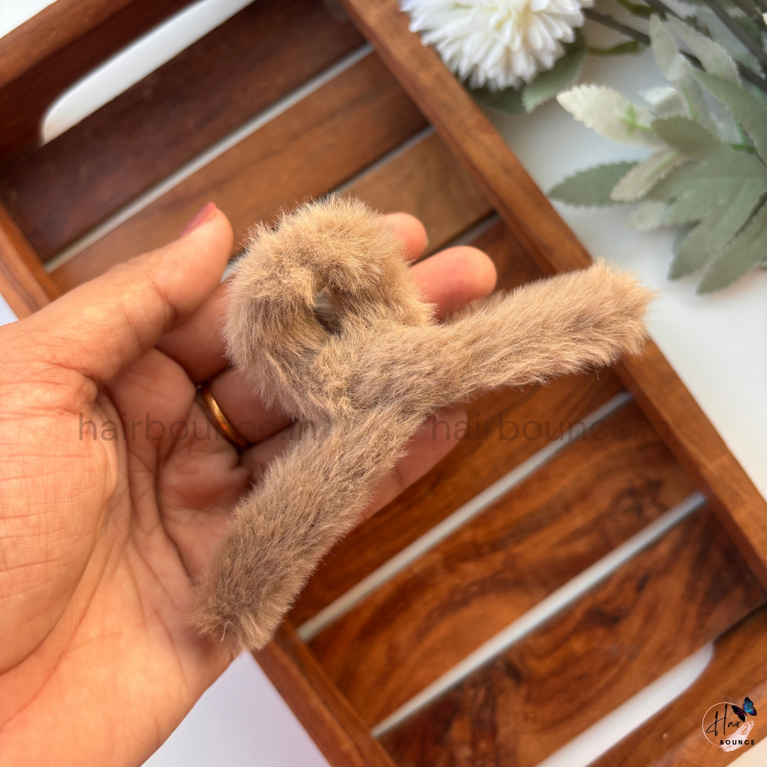 Colourful Loop Fur Claw - Large