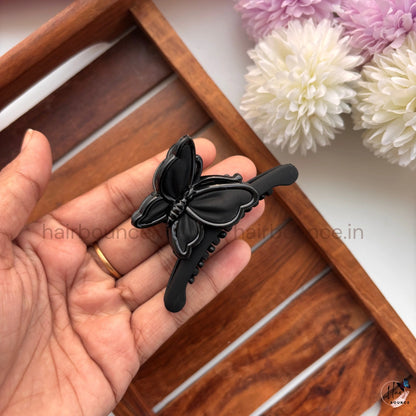 Matte Butterfly Hair Claw – Medium