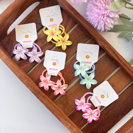 Pastel Blossom Hair Tie