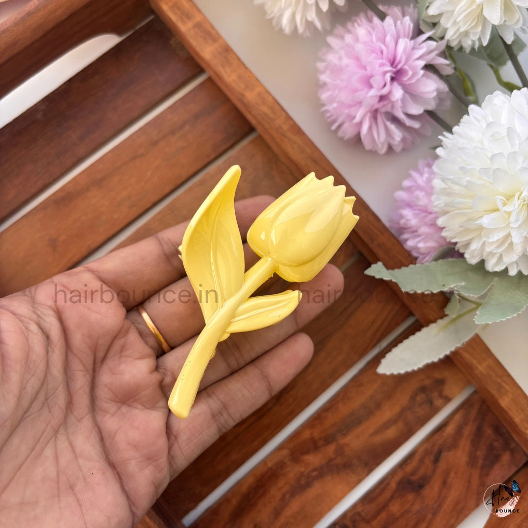 Blooming Tulip Hair Claw – Large