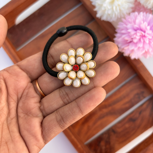 Royal Daisy Hair Tie