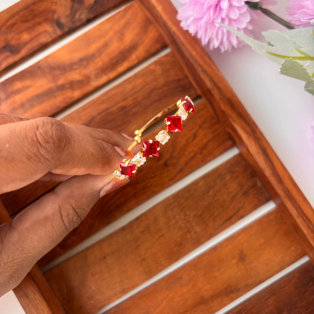 Adjustable Square Crystal Bracelet - Upto 4 Years