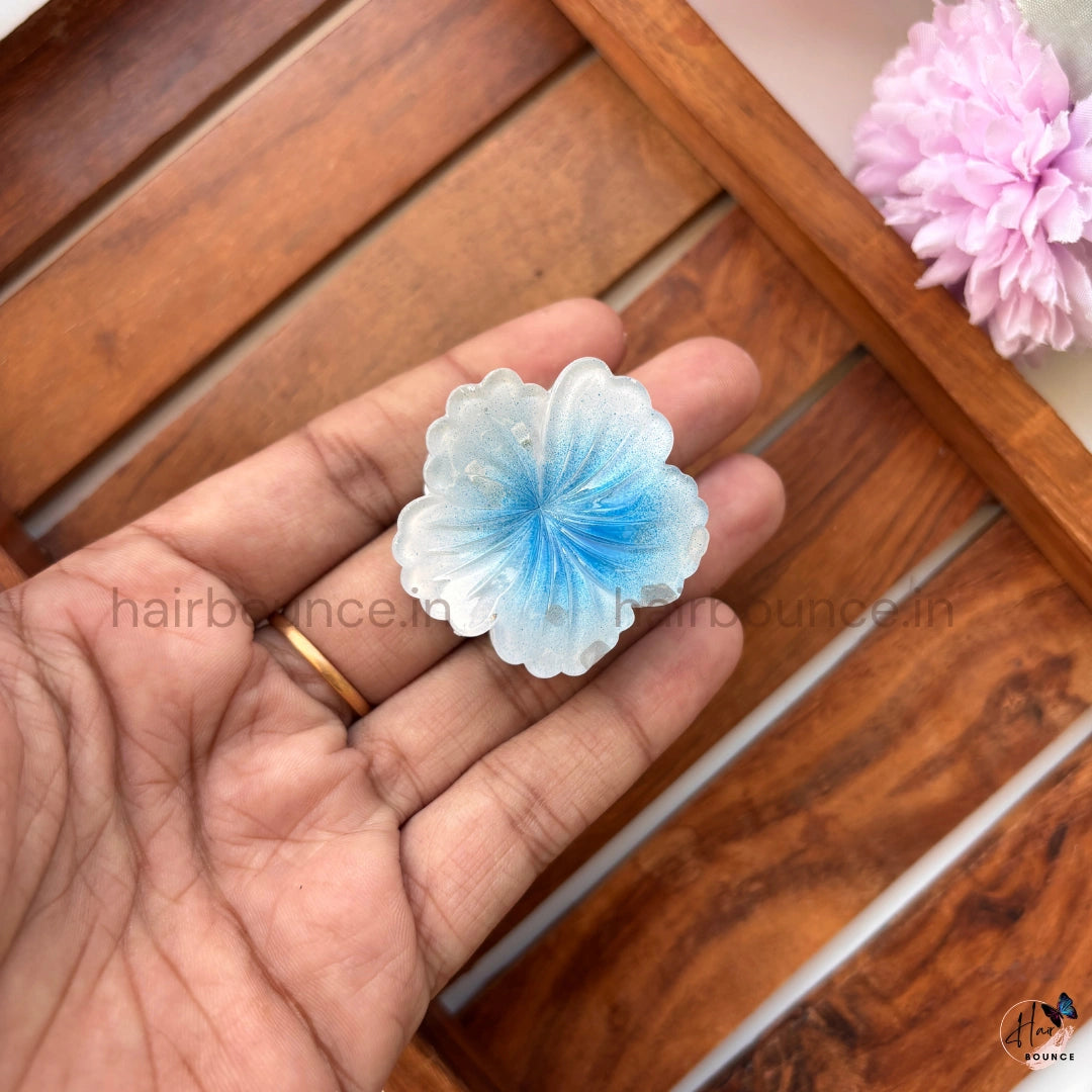 Shinny Hibiscus Hair Claw – Small