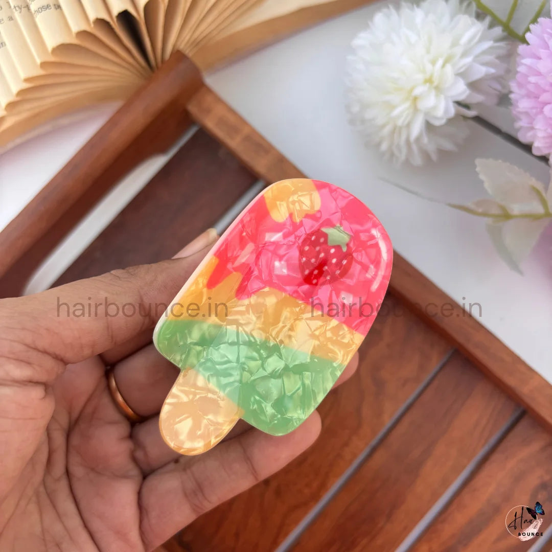Fruity Ice Candy Hair Claw – Large