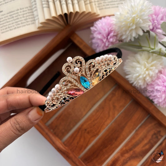 Royal Bloom Tiara Headband