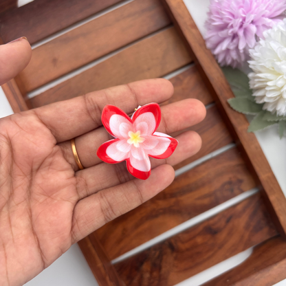 Vibrant Blossom Hair Claw - Small