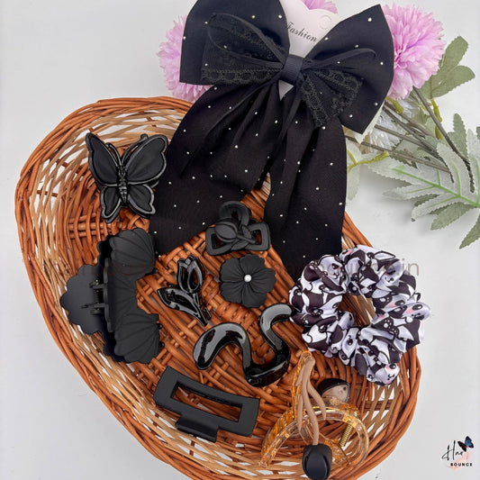 Black Pearl Hair Accessory Hamper