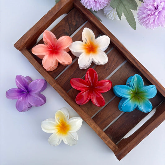 Tropical Bloom Hair Claw - Large